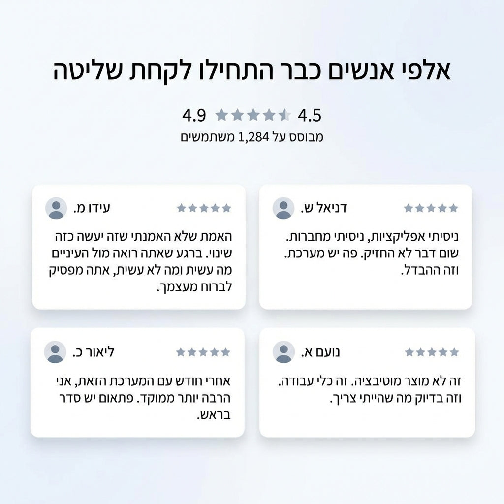 מערכת מעקב לארגון החיים