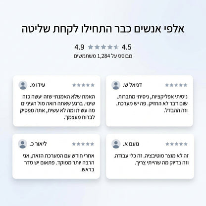 מערכת מעקב לארגון החיים